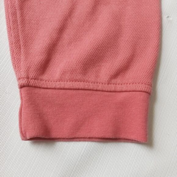 Kenneth Roberts Orange Pink Long Sleeve Quarter Zip Sweater Men's Size Medium - Picture 9 of 12